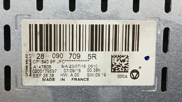 280907095R RENAULT Дисплей многофункциональный купить в Чернигов