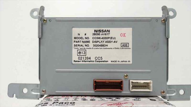 28090AV617 NISSAN Дисплей многофункциональный купить в Ирпень