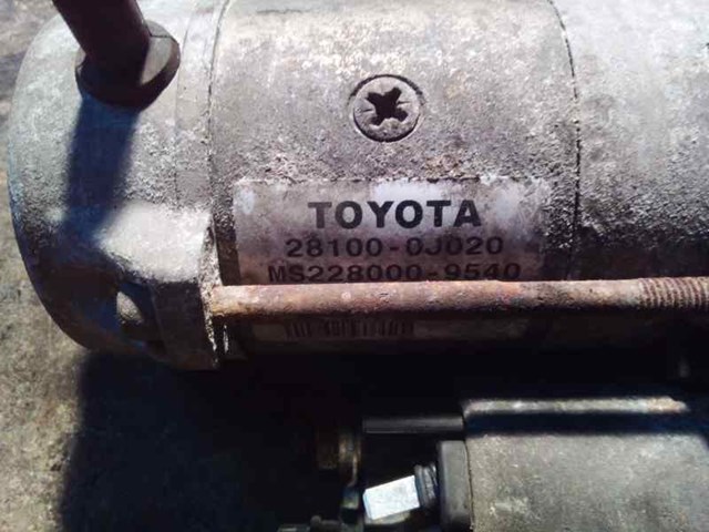 Motor arranque para toyota yaris (_p1_) (1999-2005) 1.0 (scp10_) 1szfe 281000J020