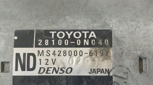 281000N040 TOYOTA Стартер купить в Чернигов