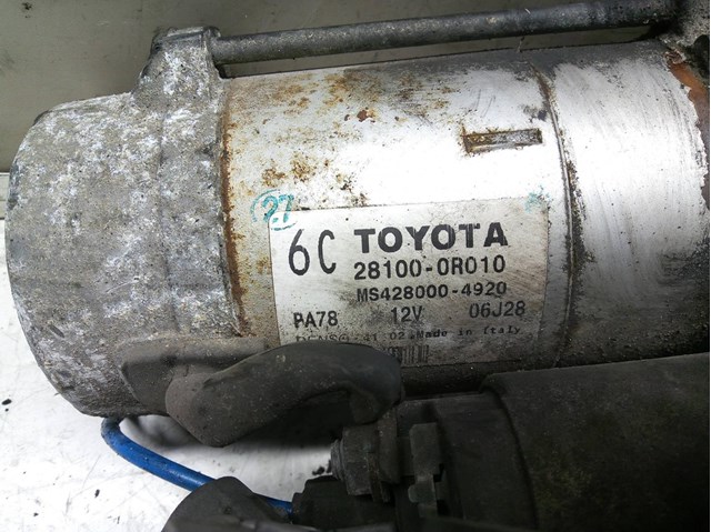 Motor de partida para Toyota Avensis Sedan (_t27_) (2008-2018) 2.2 D-4D (adt271_) D 2AD 281000R010