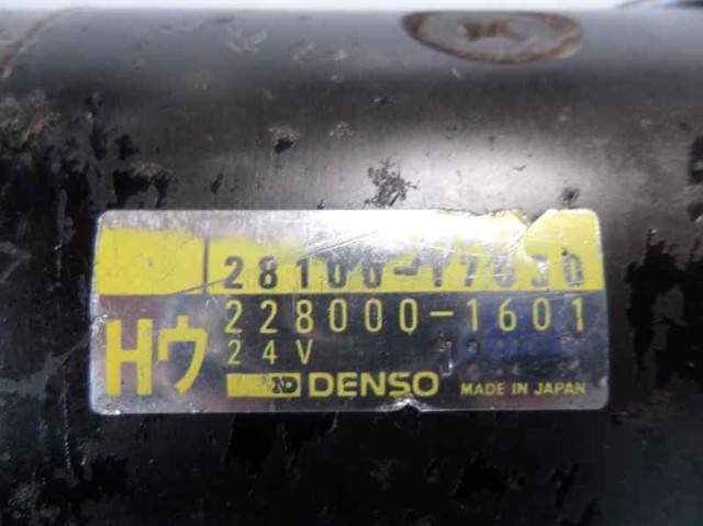 TOYOTA 2810017030 Стартер в наличии Николаев