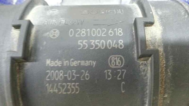 OPEL 281002618 Датчик потока (расхода) воздуха, расходомер M.A.F. - (Mass Airflow) в наличии Тернополь
