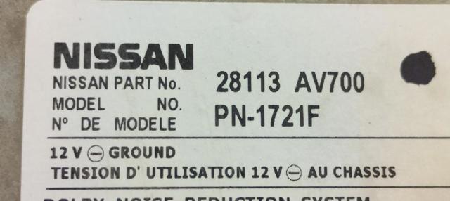 NISSAN 28113AV700 в наличии Каменское