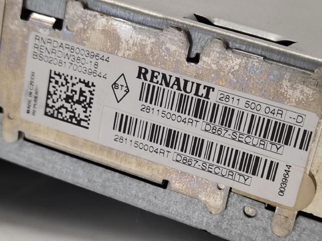 RENAULT 281150004R Магнитола (радио AM/FM) в наличии Николаев