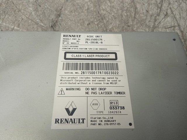 281150017R RENAULT Магнитола (радио AM/FM) купить в Киев
