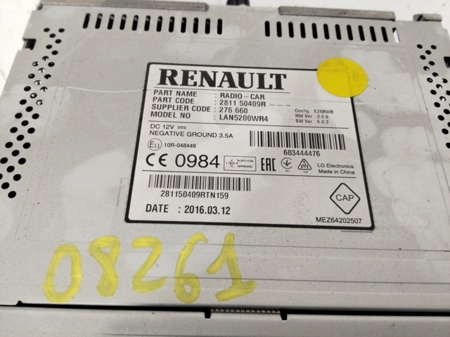 281150409R RENAULT Магнитола купить в Хмельницкий