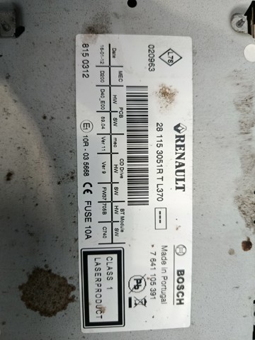 281153051R RENAULT Магнитола купить в Запорожье