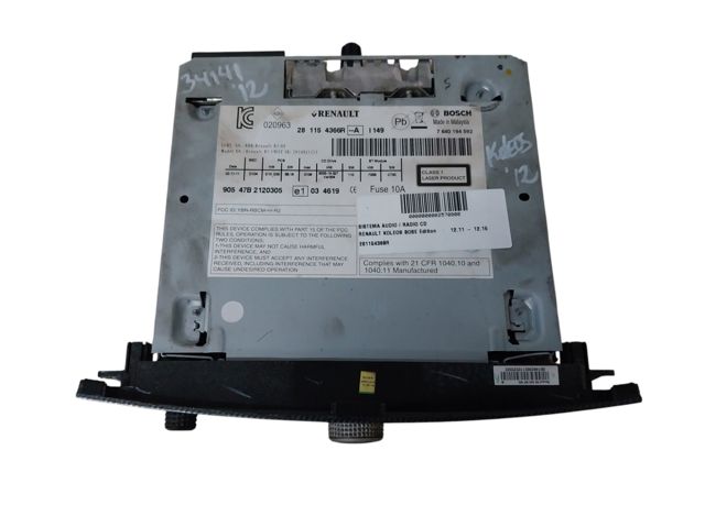 281154366R RENAULT Магнитола купить в Винница