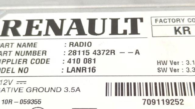 281154372R Магнитола (радио AM/FM) купить Одесса
