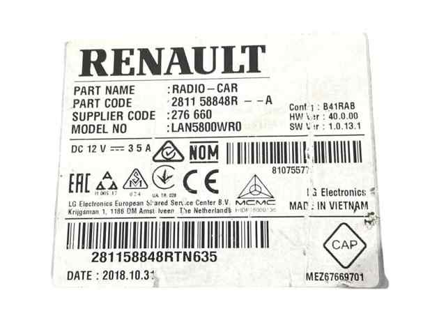 281158848R RENAULT Магнитола купить в Павлоград