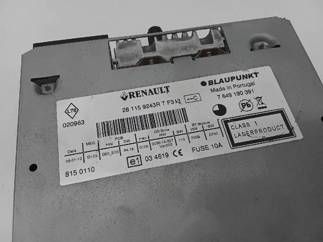 RENAULT 281159243R Магнитола в наличии Харьков