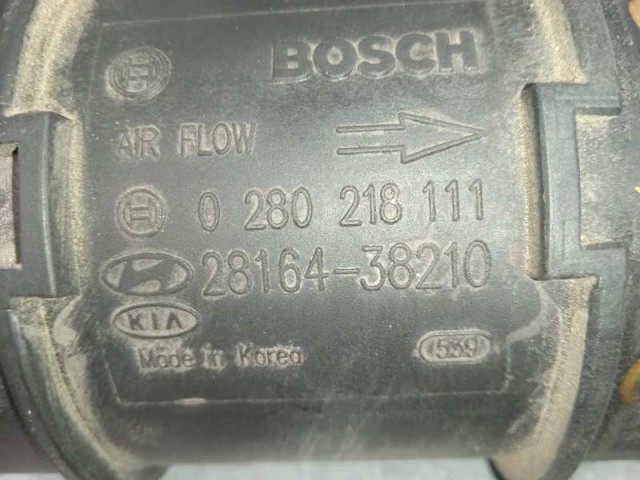 Sensor de fluxo (consumo) de ar, medidor de consumo M.A.F. - (Mass Airflow) 2816438210 HYUNDAI