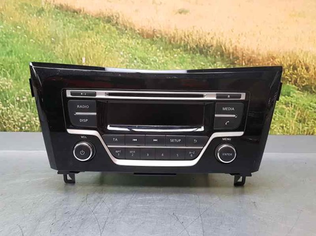 Sistema de Áudio / Rádio CD para Nissan Qashqai II Off-Road, Fechado 1.5 DCI K9K636 281854CA0A