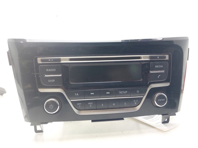 Sistema de rádio de áudio/CD para Nissan Qashqai II Off-Road, fechado 1.5 DCI K9KF646 281854CA0A