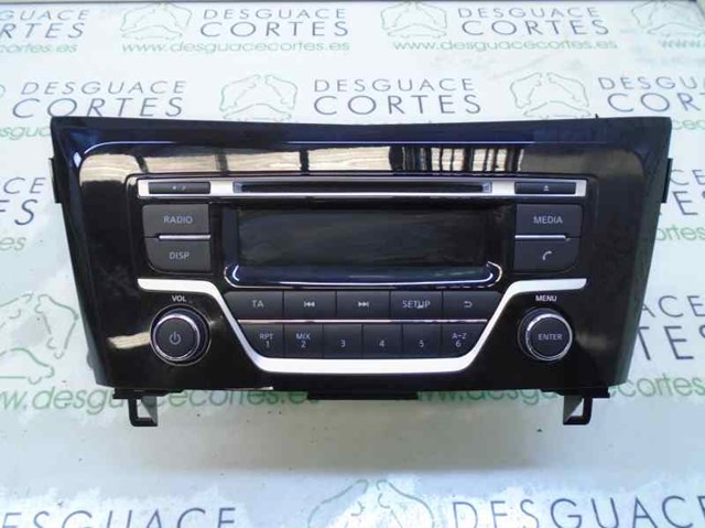 Sistema de Áudio / Rádio CD para Nissan Qashqai II Off-Road, Fechado 1.2 DIG-T K9K 281854CA0A