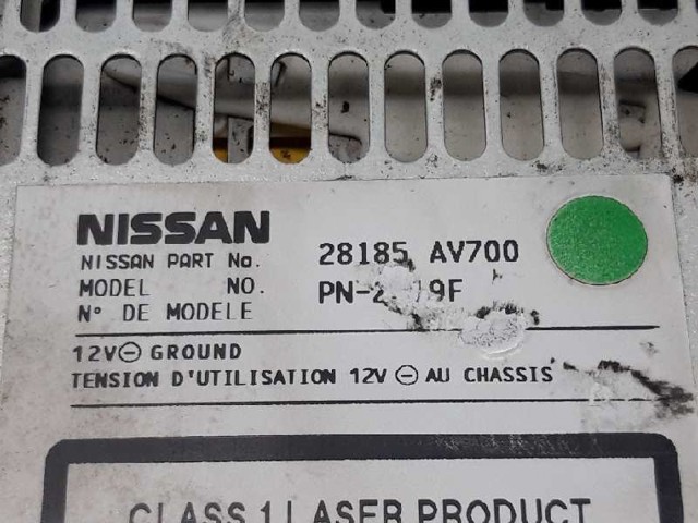 NISSAN 28185AV700 Магнитола в наличии Николаев