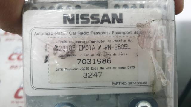 28185EM01A NISSAN Магнитола купить в Киев