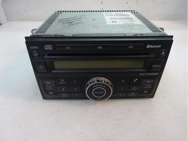 Sistema de Áudio / Rádio CD para Nissan Qashqai / Qashqai +2 i 1.5 DCI K9KH282 28185 JD400