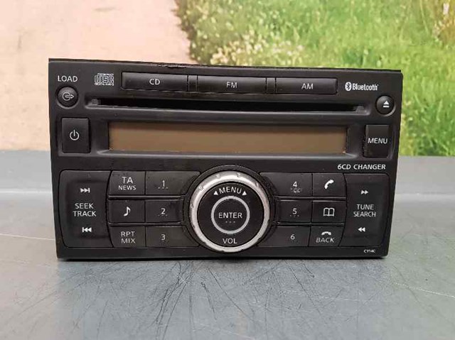 Sistema de áudio / rádio CD para Nissan qashqai / qashqai +2 i 2.0 mr20de 28185JD400