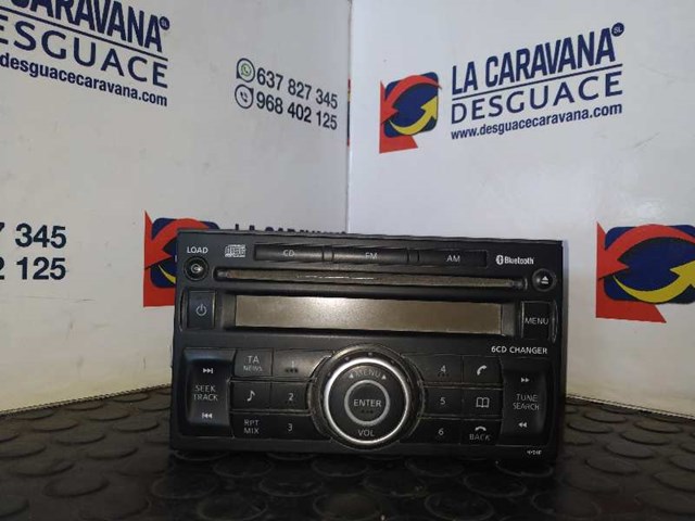 Sistema de áudio / rádio CD para Nissan Qashqai / Qashqai +2 i 2.0 DCI 4-wheel M9R 28185JD40A