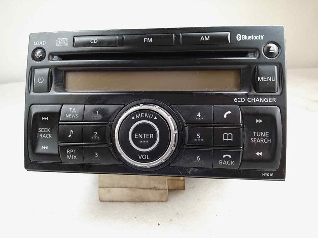 Sistema de áudio / rádio CD para Nissan Qashqai / Qashqai +2 i 2.0 MR20 28185JD40A