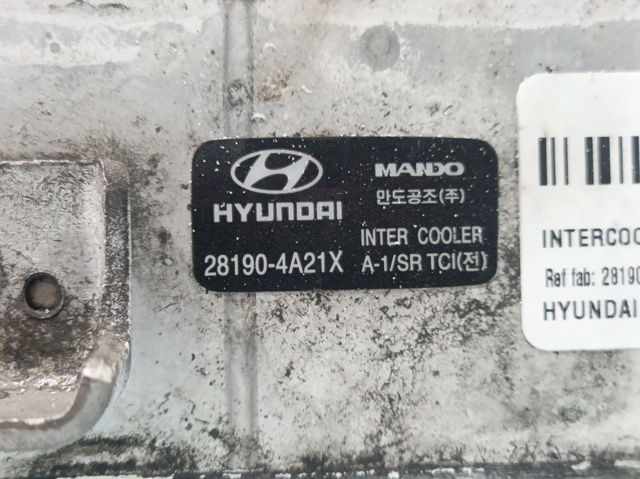 281904A21X HYUNDAI Радиатор интеркуллера купить в Черновцы
