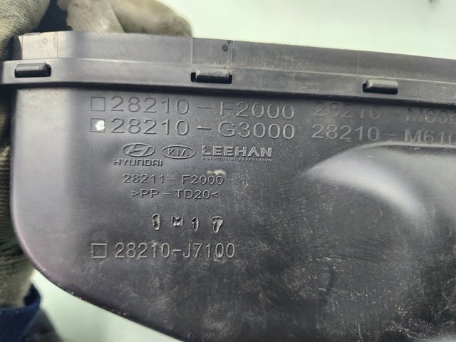 HYUNDAI 28210G3000 Воздухозаборник воздушного фильтра в наличии Ирпень