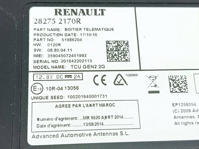 RENAULT 282752170R в наличии Винница