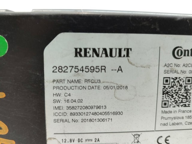 RENAULT 282754595R в наличии Харьков