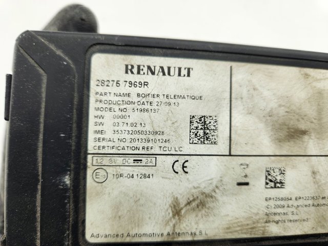 RENAULT 282757969R Реле предпускового подогревателя в наличии Черновцы