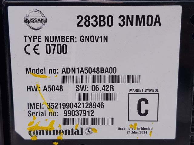 NISSAN 283B03NM0A в наличии Хмельницкий