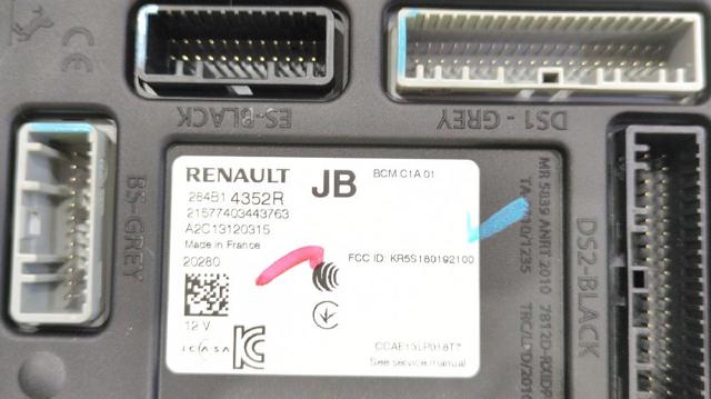 284B14352R RENAULT Блок комфорта купить в Чернигов
