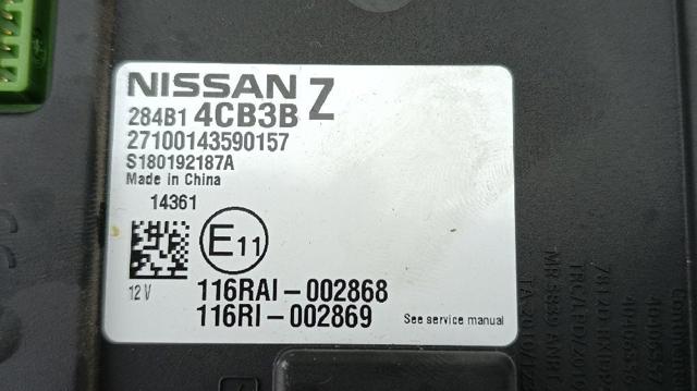 284B14CB3B NISSAN Блок комфорта купить в Павлоград