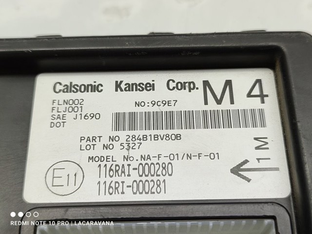 NISSAN 284B1BV80B Блок комфорта в наличии Черкассы
