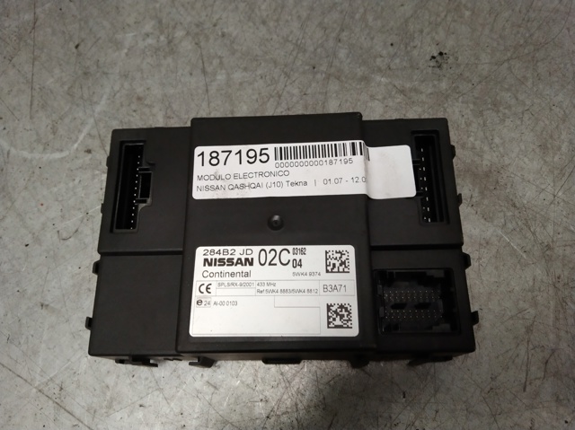 NISSAN 284B2JD02C Блок комфорта в наличии Полтава