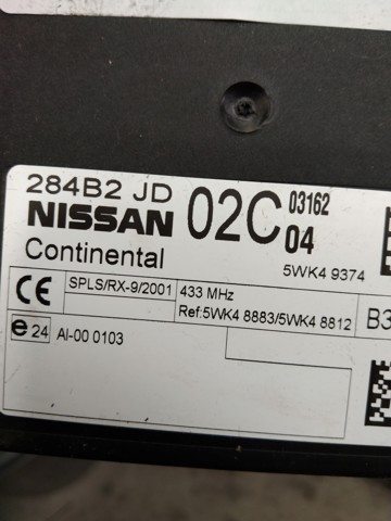 284B2JD02C NISSAN Блок комфорта купить в Киев