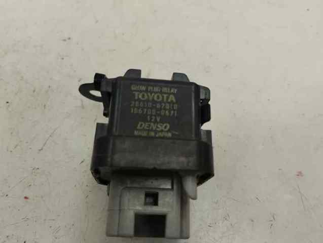 Relê das velas de incandescência Toyota Corolla