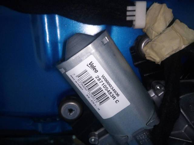 Motor traseiro limpo para renault clio iv 1.5 dCi 110 k9k646 287105483R