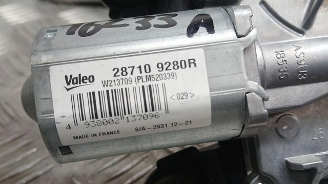 287109280R RENAULT Мотор стеклоочистителя заднего стекла купить в Украина