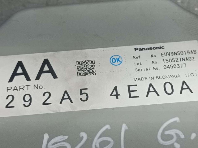 RENAULT 292A54EA0A Модуль управления камерой в наличии Тернополь