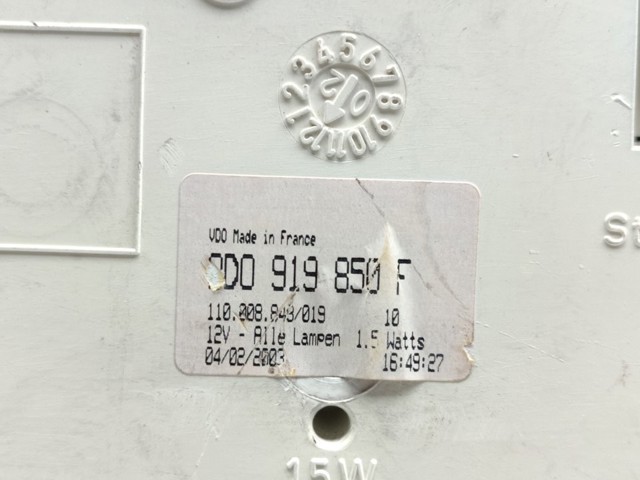 VAG 2D0919850F Панель салона передняя "торпедо" в наличии Житомир