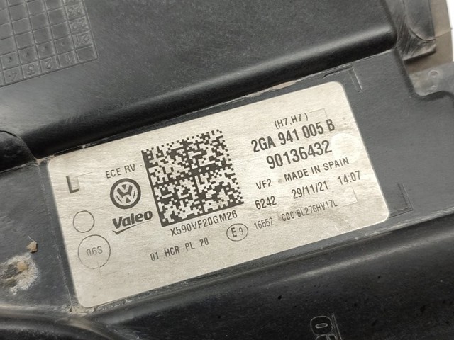 VAG 2GA941005B Фара левая в наличии Павлоград