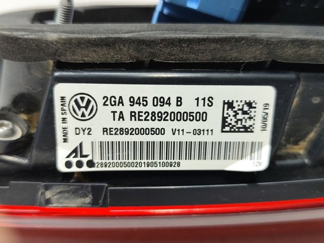 VAG 2GA945094B Фонарь задний правый внутренний в наличии Каменское