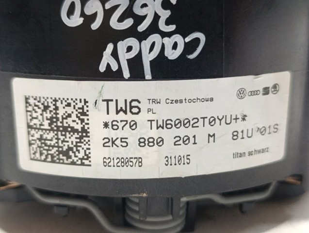 2K5880201M VAG Подушка безопасности (AIRBAG) водительская купить в Запорожье