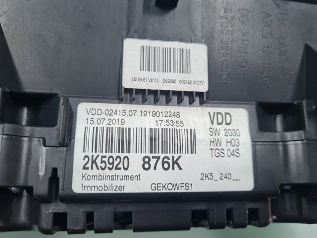 VAG 2K5920876K Панель приборов в наличии Хмельницкий
