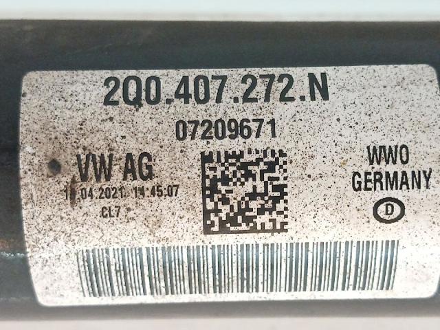 VAG 2Q0407272N Полуось (привод) передняя правая в наличии Павлоград