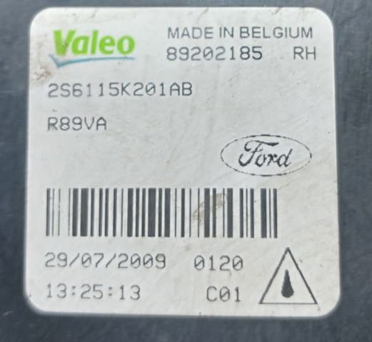2S6115K201AB FORD Фара противотуманная правая купить в Каменское