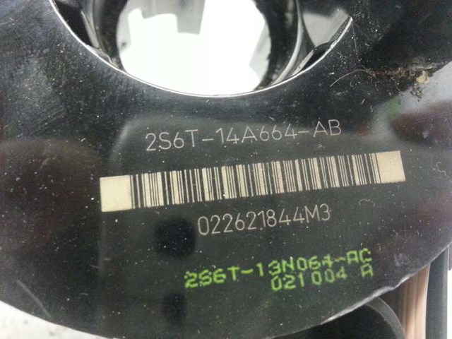 Anel de airbag para Ford Fiesta V (jh_,jh_) (2001-2008) 1.6 TDCI HHJA 2S6T14A664AB