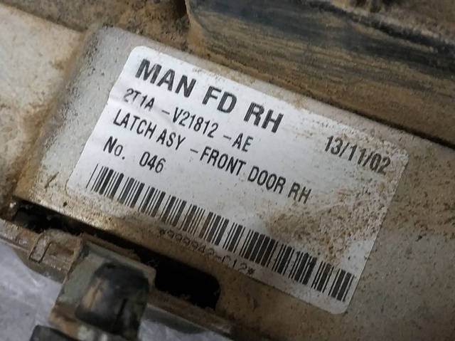 2T1AV21812AE FORD Замок передней правой двери купить в Запорожье